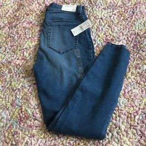 high rise ankle jeggings